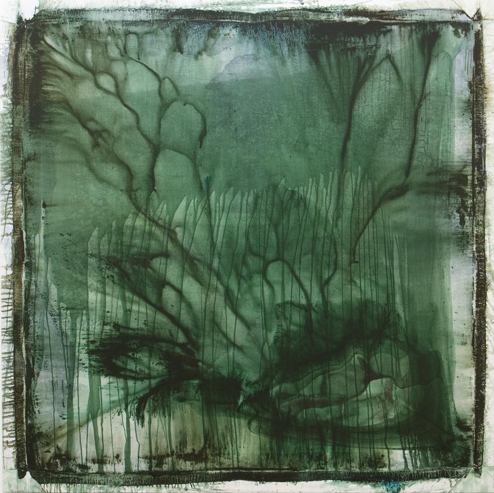 501- untitled 1670 * 167 mm acrylic and water colour on linen © Anita Levering 2010