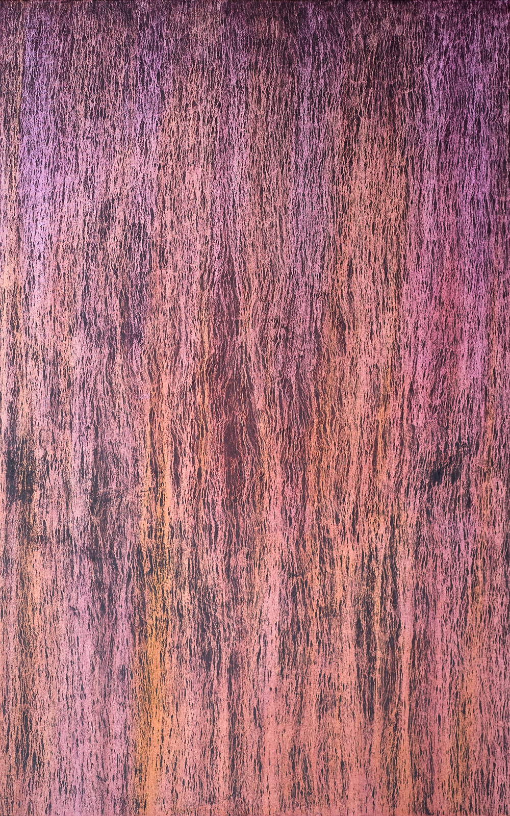 507 - rivulettes on red-violet 1000 * 1600 mm oil on canvas © Anita Levering 2012