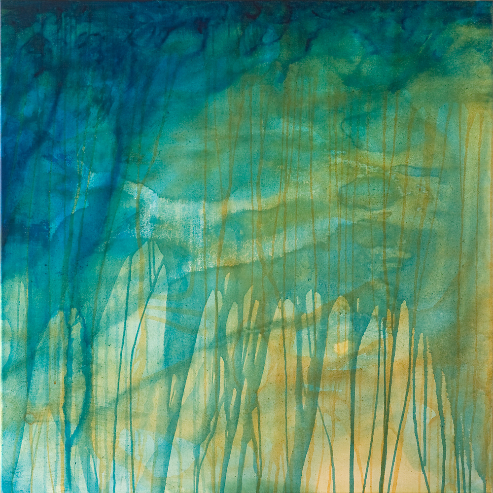 511 - swamped 1000 * 1000 mm acrylic on linen © Anita Levering 2010