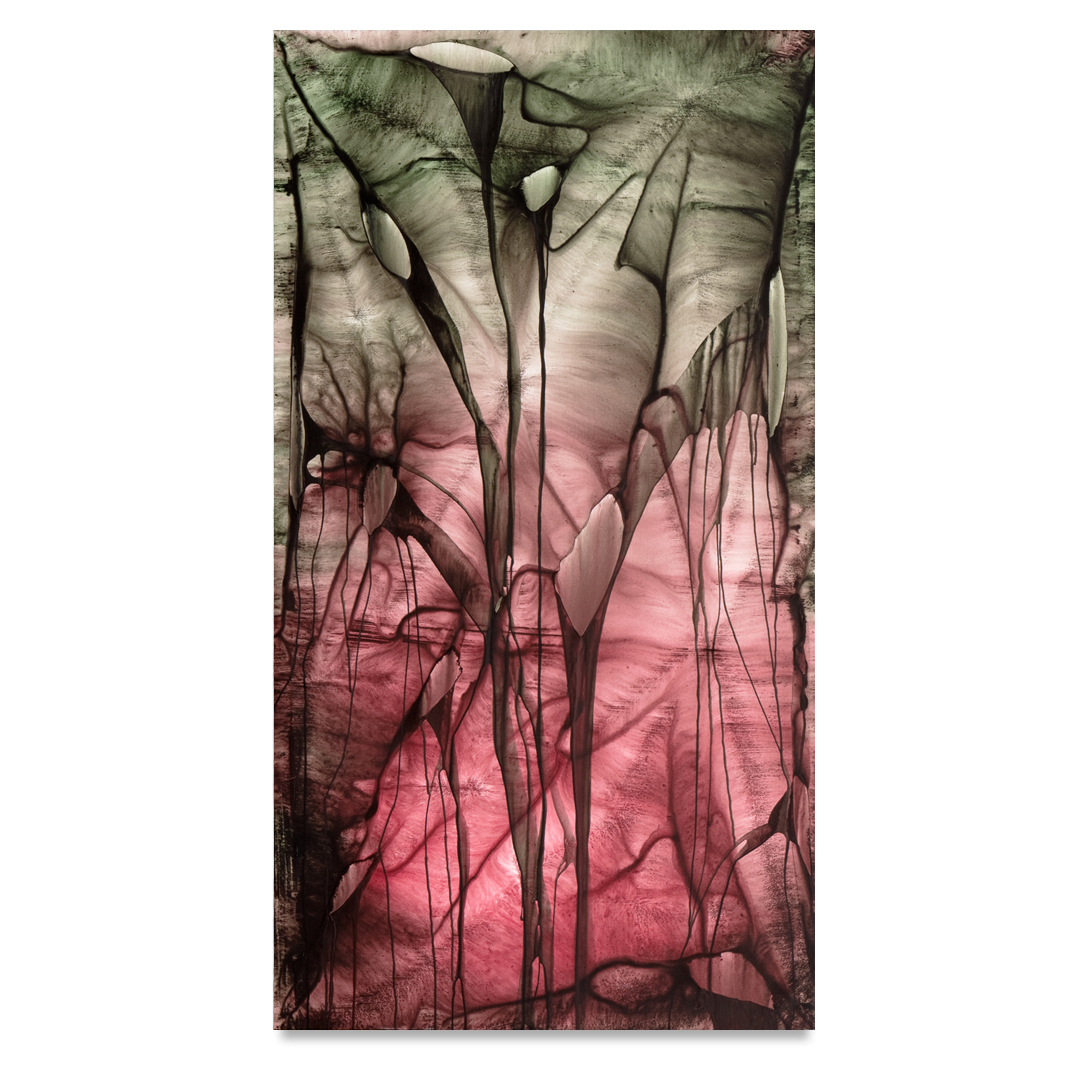 591 - Amor fati 1 33 * 66 inch acrylic on polyester © Anita Levering 2013