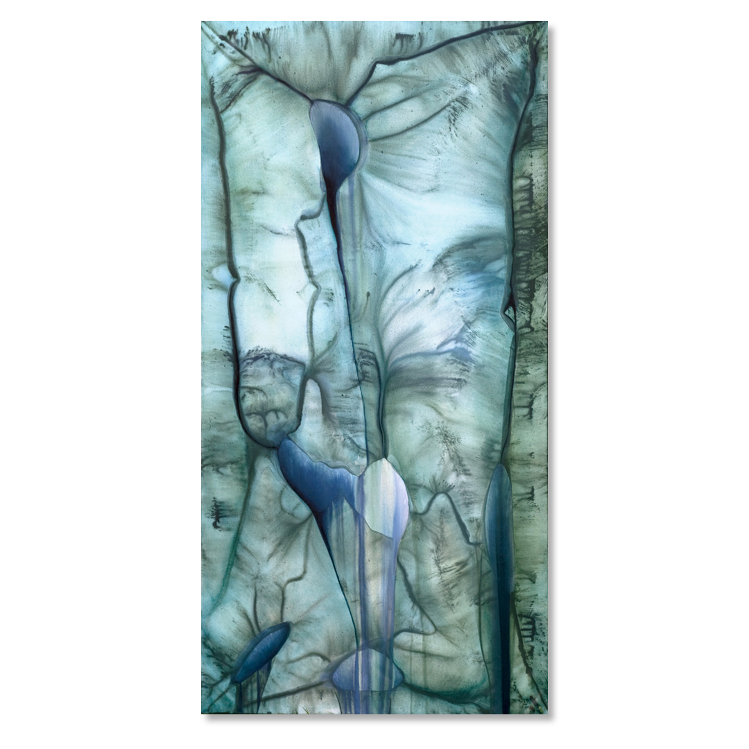 694 - rapids 761* 1520 mm acrylic and oil on polyester © Anita Levering 2013