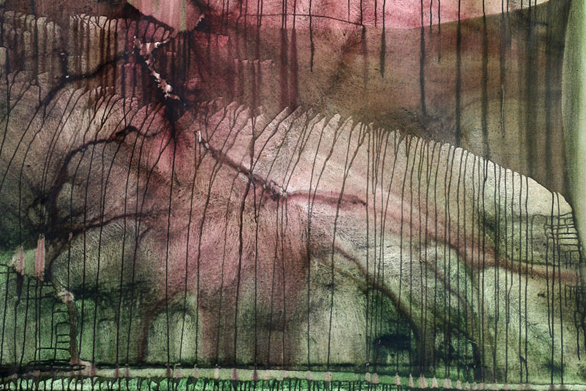 602 untitled 1000 * 1500 mm acrylic on linen 2014