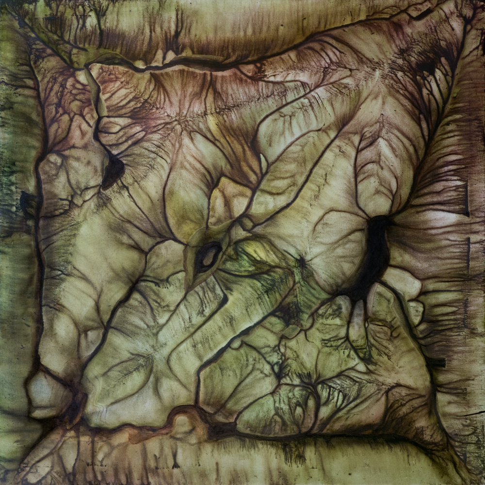 605 untitled 1520 * 1520 mm acrylic & oil on linen 2014
