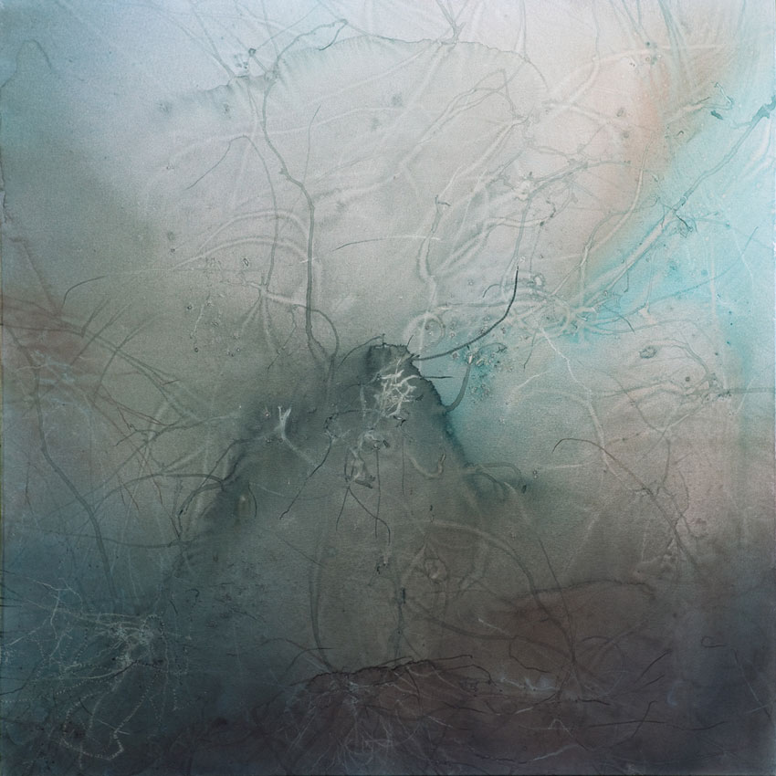 636 - zenith 1000 * 1000 mm watercolor on canvas © Anita Levering 2015