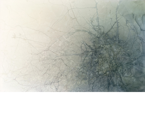645 - vermigraph 1600*1000 mm water colour on canvas © Anita Levering 2016