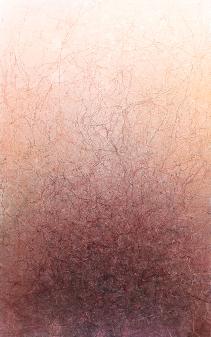 647 - vermigraph,  1000 * 1600 mm water colour on canvas © Anita Levering 2016