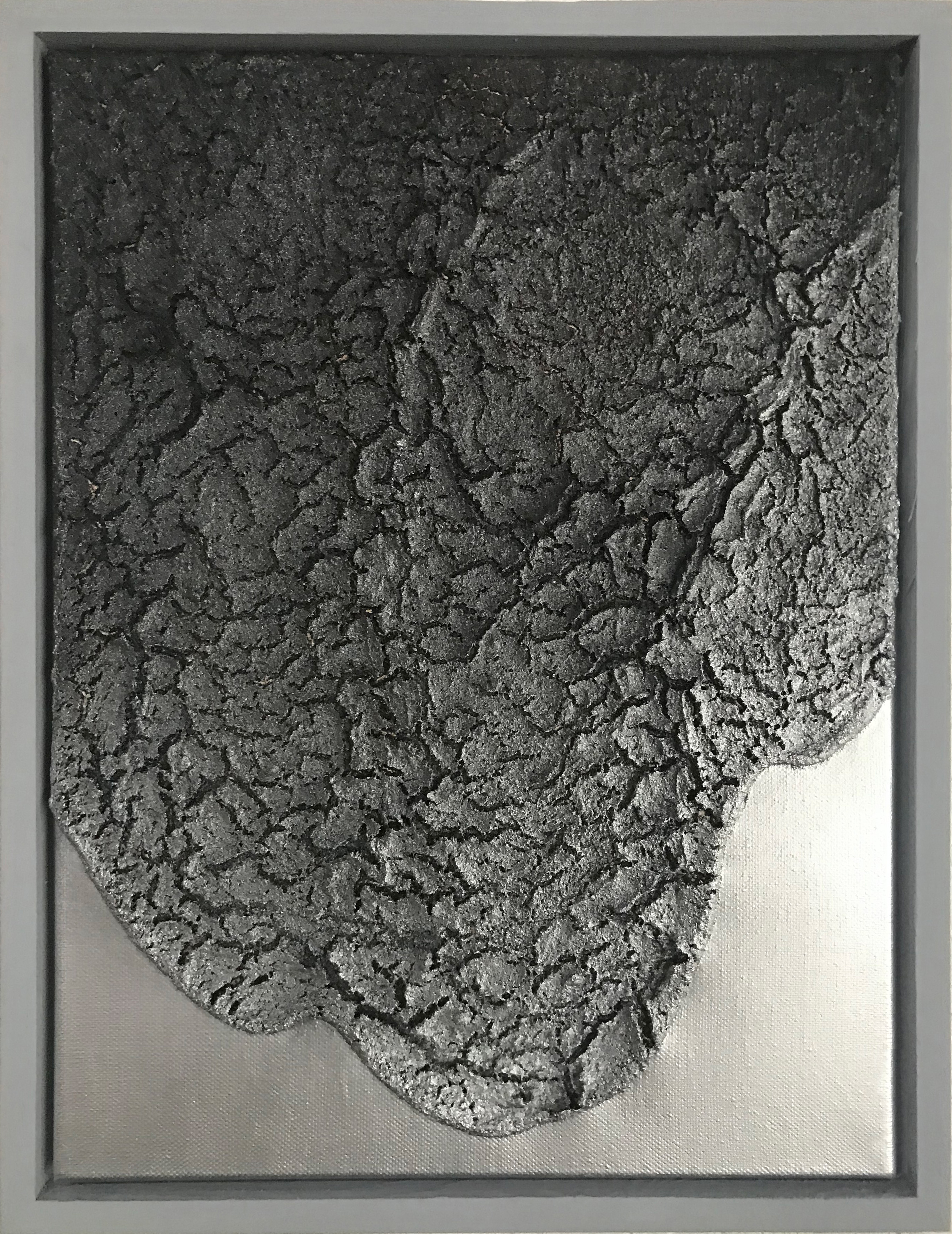648 - bioturbation 1500 * 1500 mm vermi solution, pigment on canvas © Anita Levering 2016