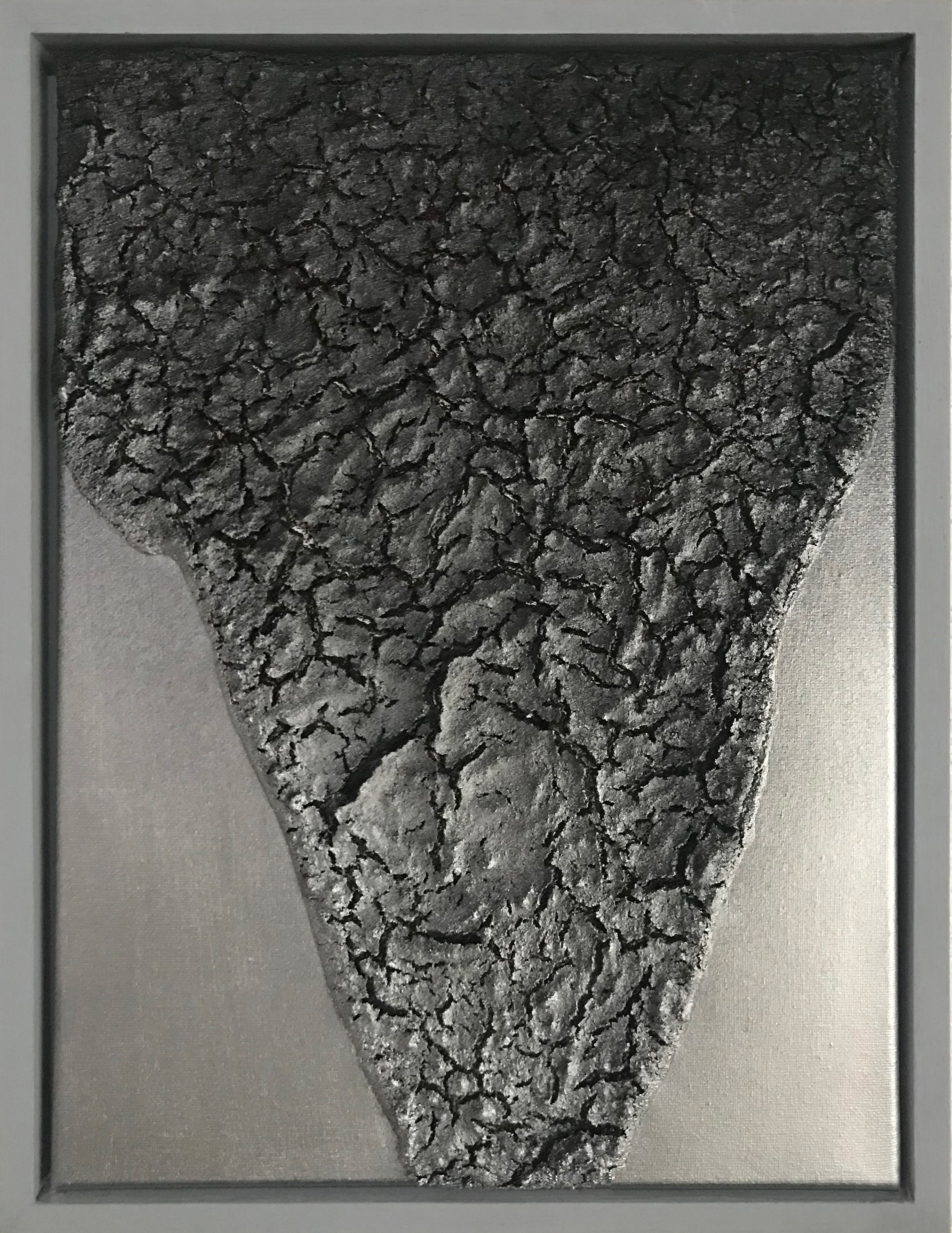 648 - bioturbation 1500 * 1500 mm vermi solution, pigment on canvas © Anita Levering 2016