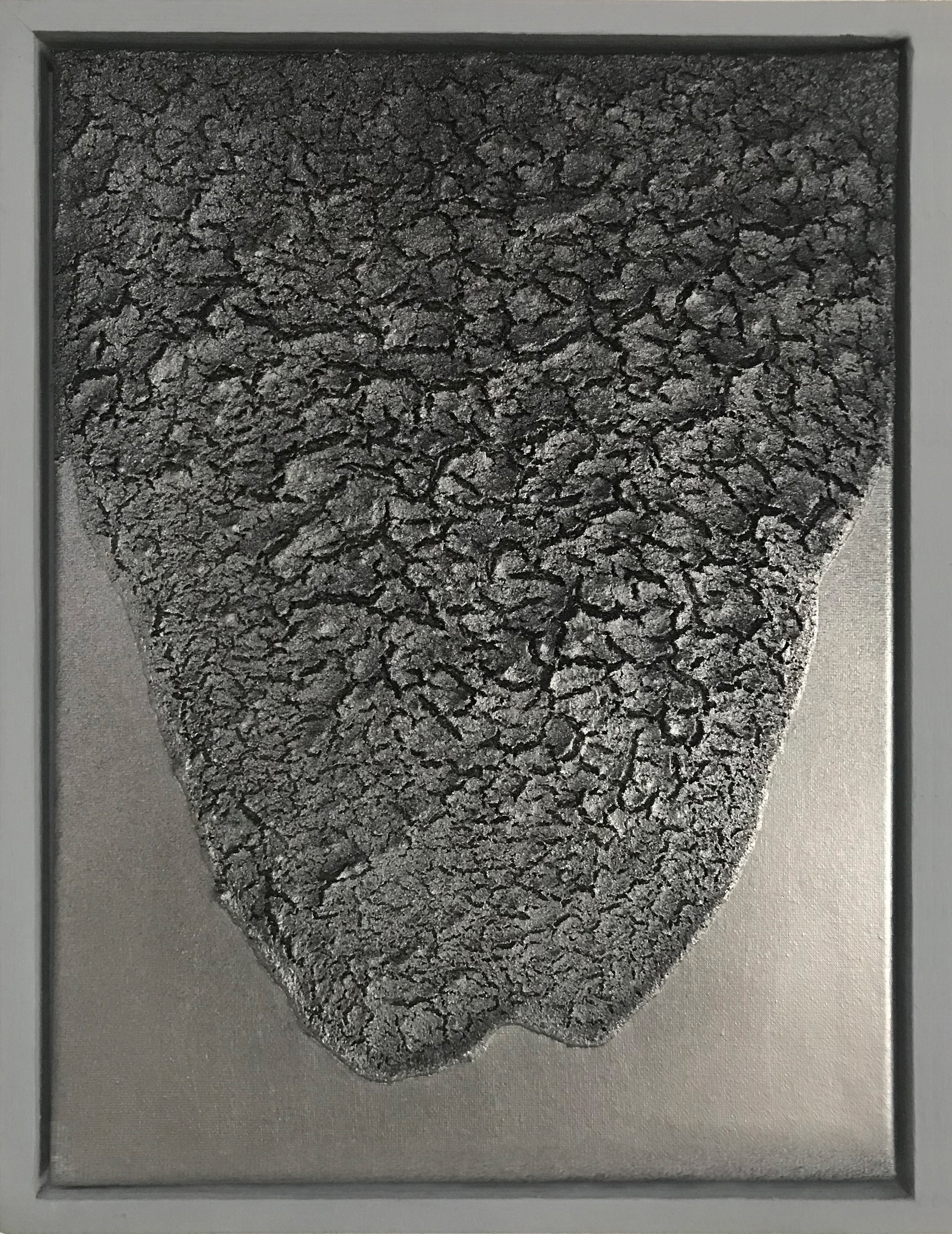 648 - bioturbation 1500 * 1500 mm vermi solution, pigment on canvas © Anita Levering 2016